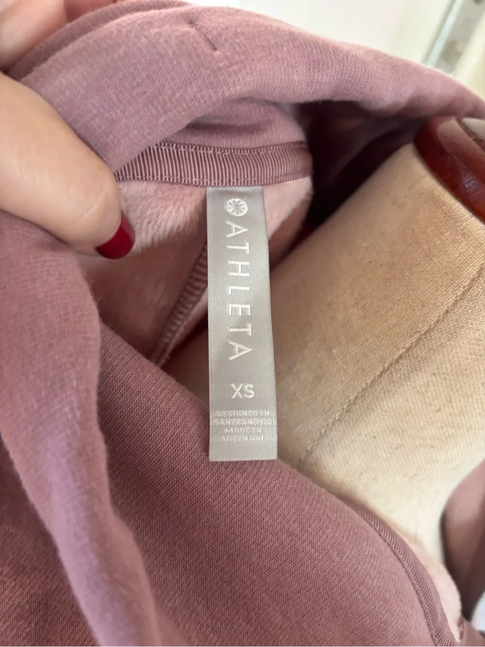 Athleta Cozy Karma 1/4 zip sweatshirt dress